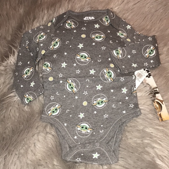 BABY BODYSUITS STAR WARS THE MANDALORIAN Size 12/18 months NWT! DISNEY - Picture 13 of 17
